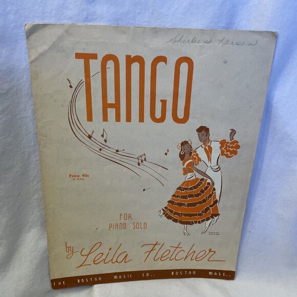 Tango Piano Solo Sheet Music Leila Fletcher 1946 The Boston Music Co. - Picture 2 of 8